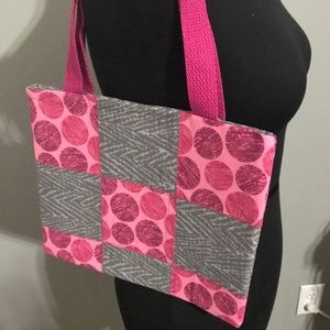HOST PIC  Handmade Small Girls Quilted Tote Bag